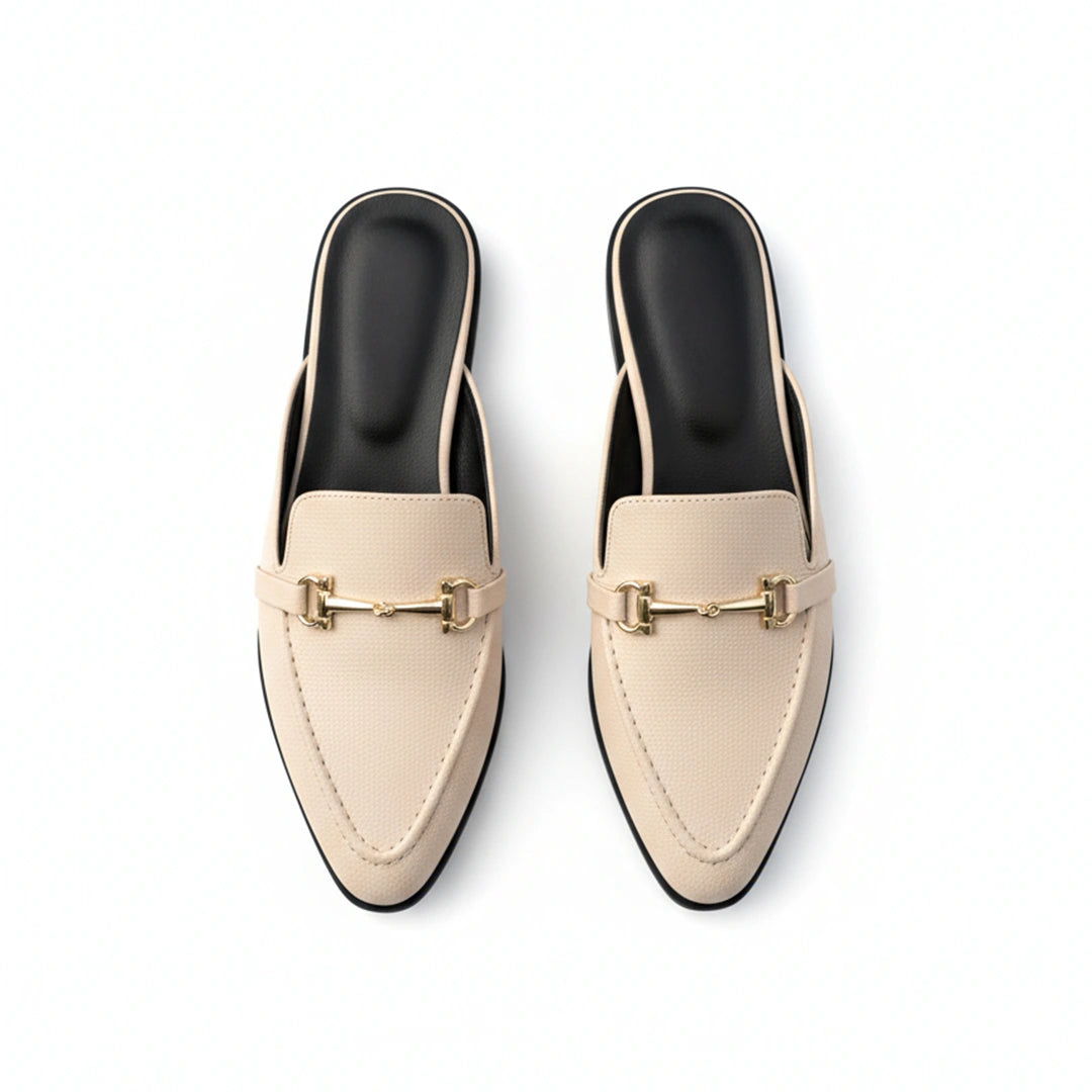 Mules Helena con Cadena - Lujo y Comodidad en un Solo Zapato