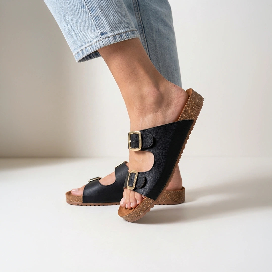 Sandalias Emma con Hebillas - Comodidad Casual con Estilo