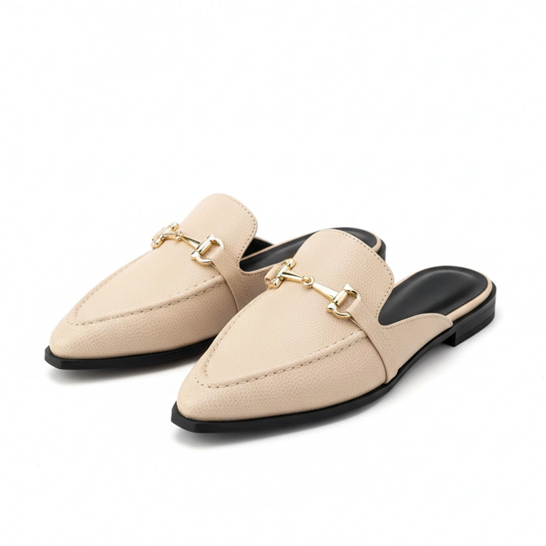 Mules Helena con Cadena - Lujo y Comodidad en un Solo Zapato