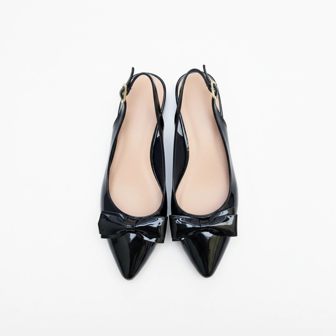 Flats Diana con Moño - Feminidad y Elegancia en Charol